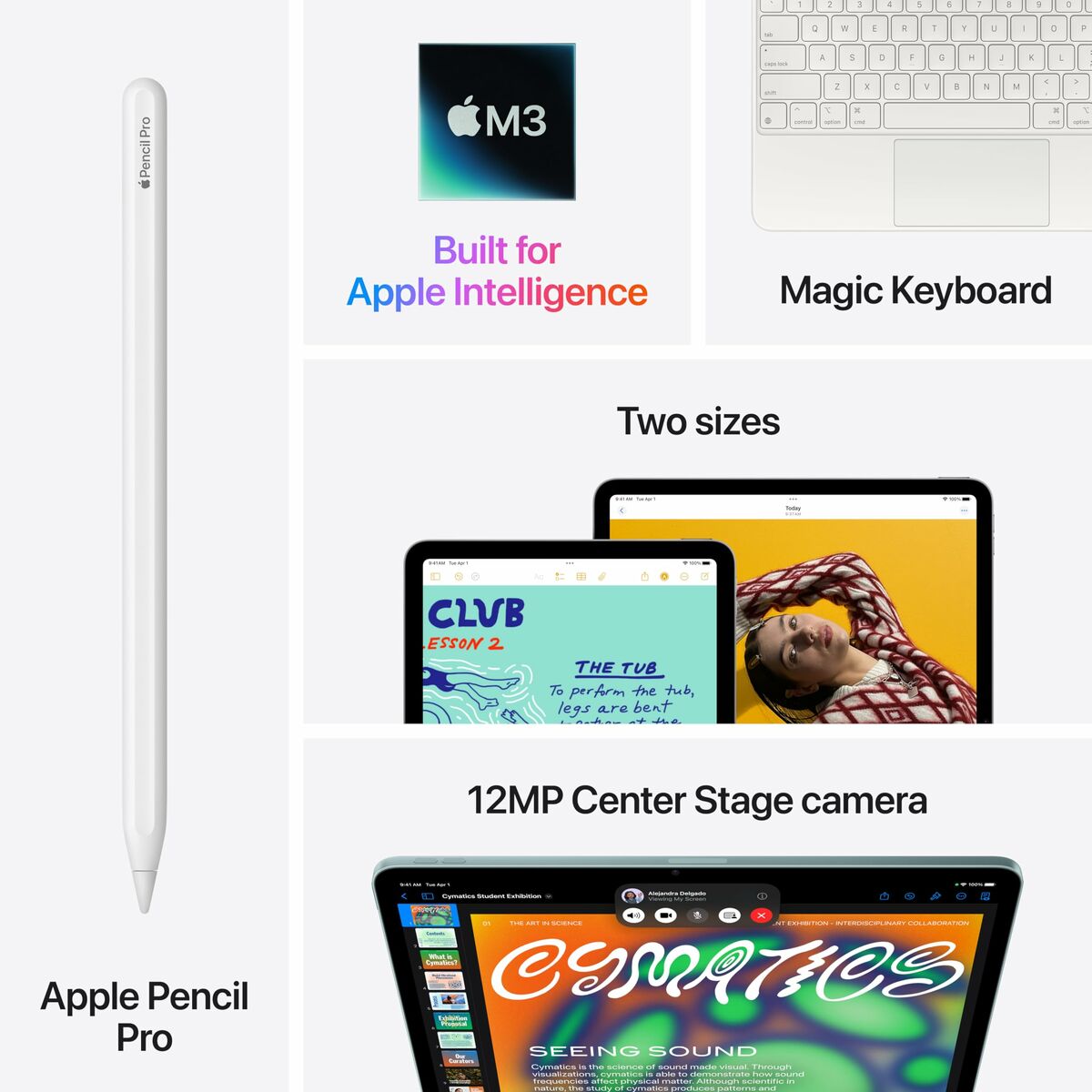 Tablet Apple iPad Air Wi-Fi + Cellular 11" 8 GB RAM 1 TB Grey M3
