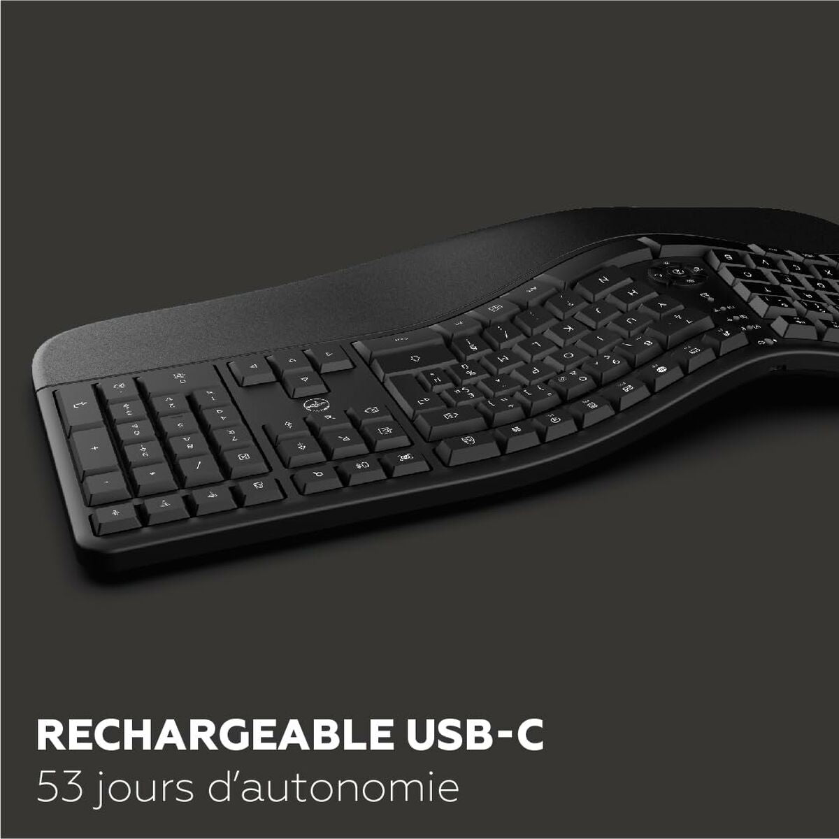Keyboard Mobility Lab Azerty French Black