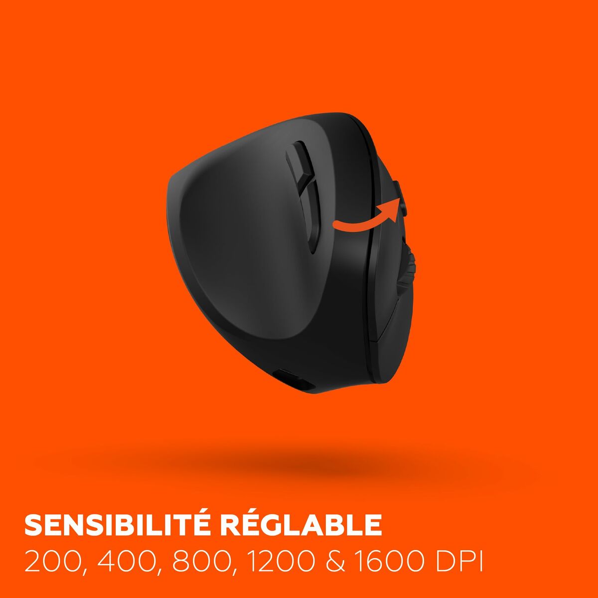 Mouse Mobility Lab ERGO M30W LEFT Black Vertical
