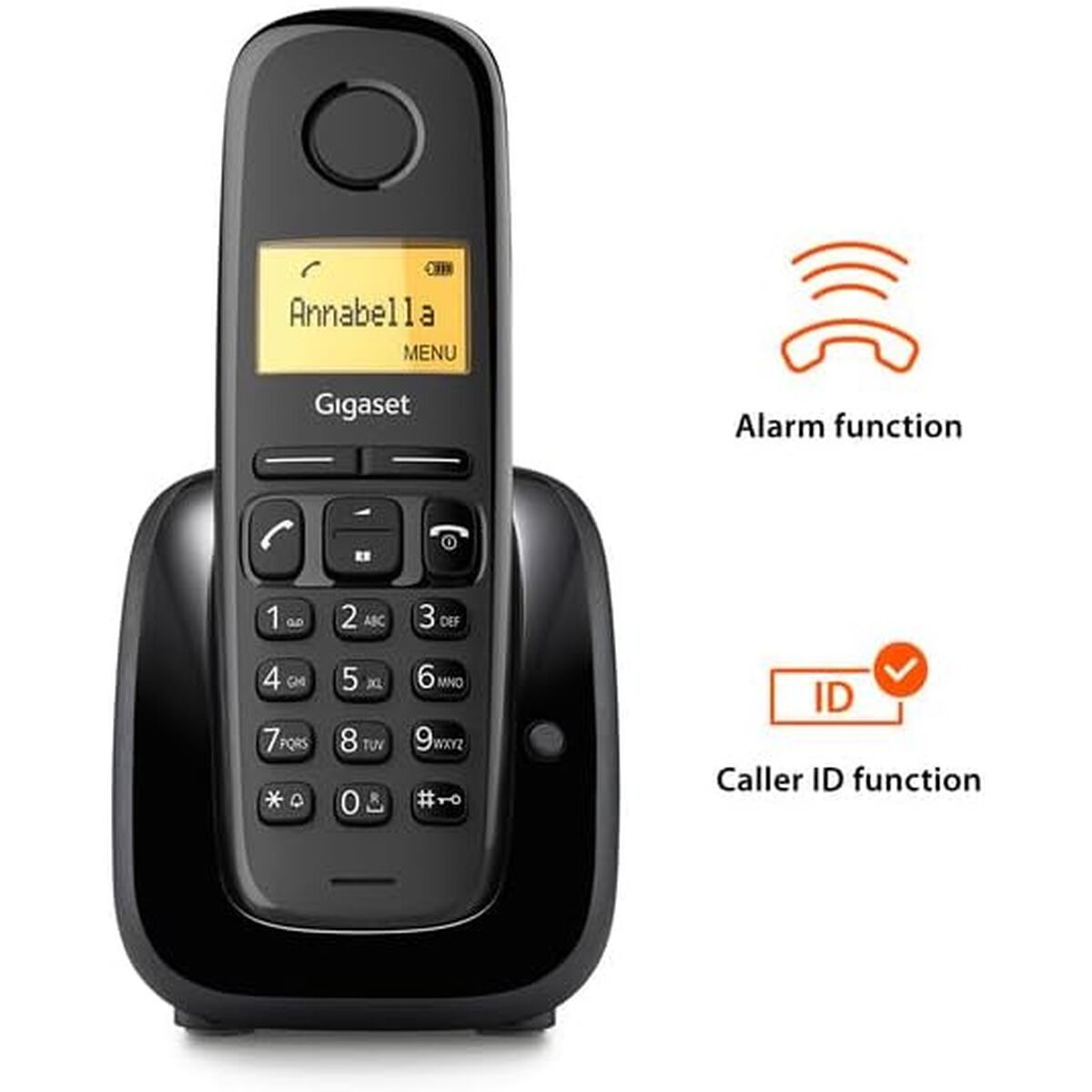 Wireless Phone Gigaset A180 Black
