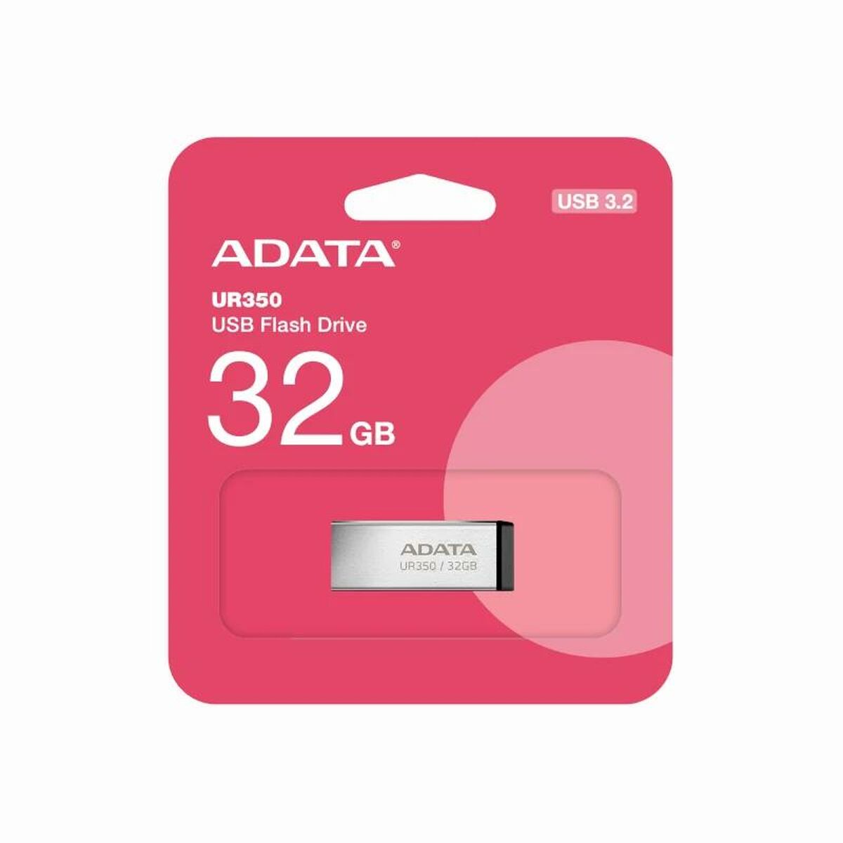 USB stick Adata UR350 Black Silver 32 GB