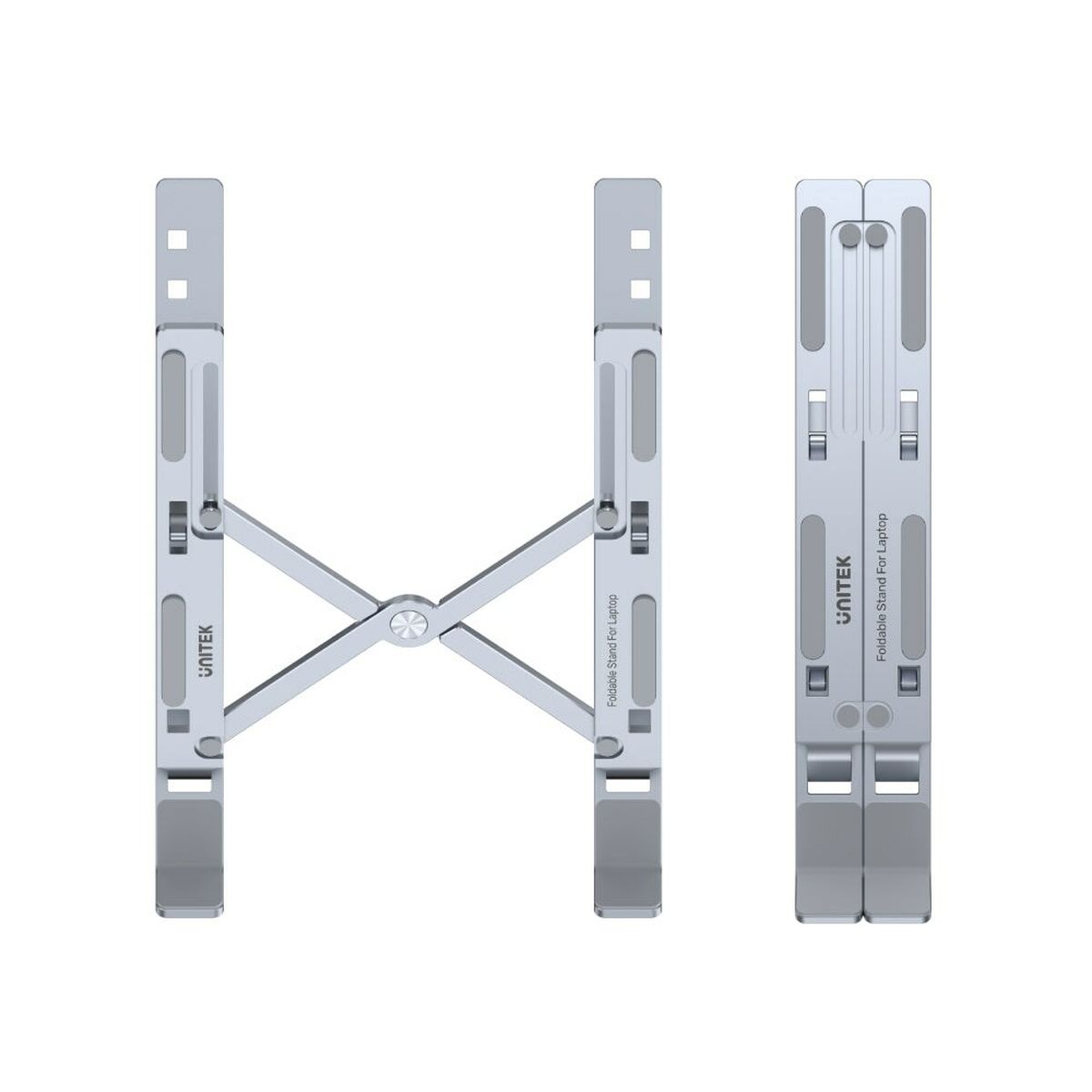 Folding and Adjustable Laptop Stand Unitek OT155SL Aluminium