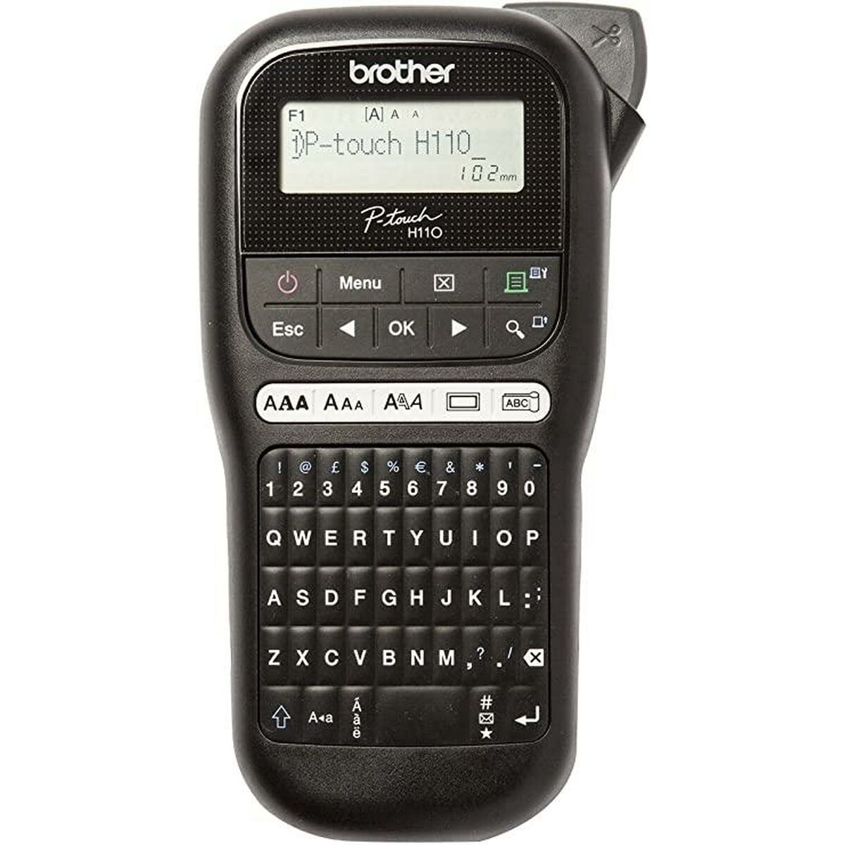 Electric Label Maker Brother PT-H110 Black (3 Units)