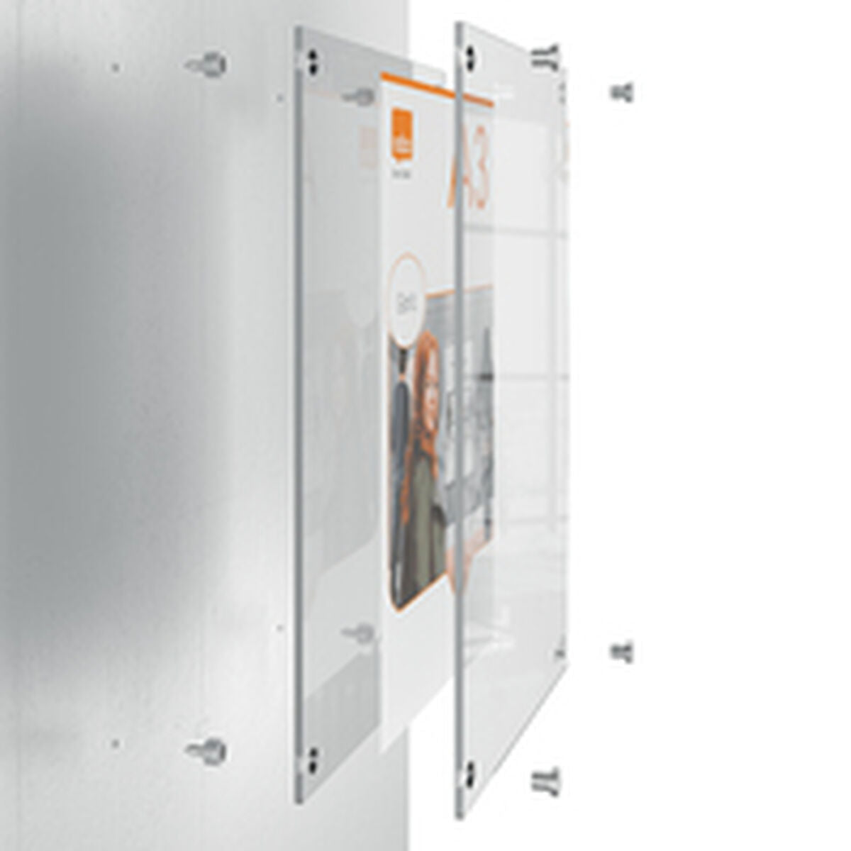 Whiteboard Nobo Transparent Acrylic