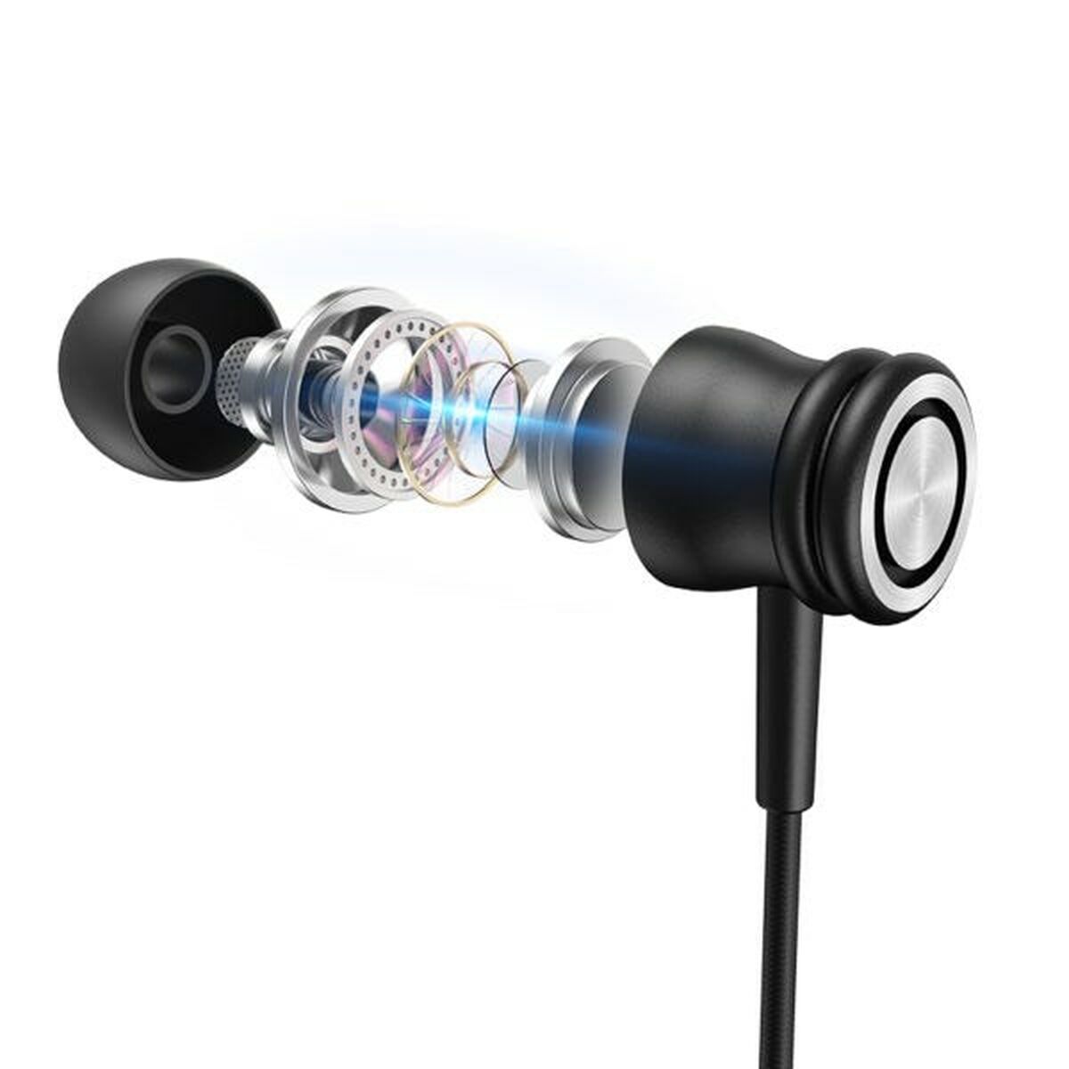 Headphones with Microphone Havit E303P Black