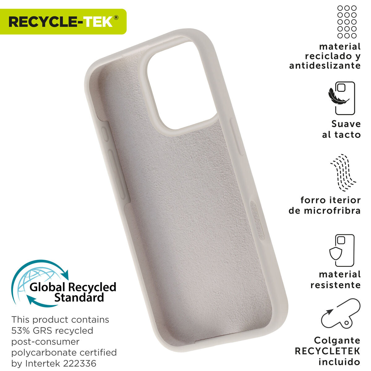 Mobile cover Muvit for Change iPhone 16 Pro Nude