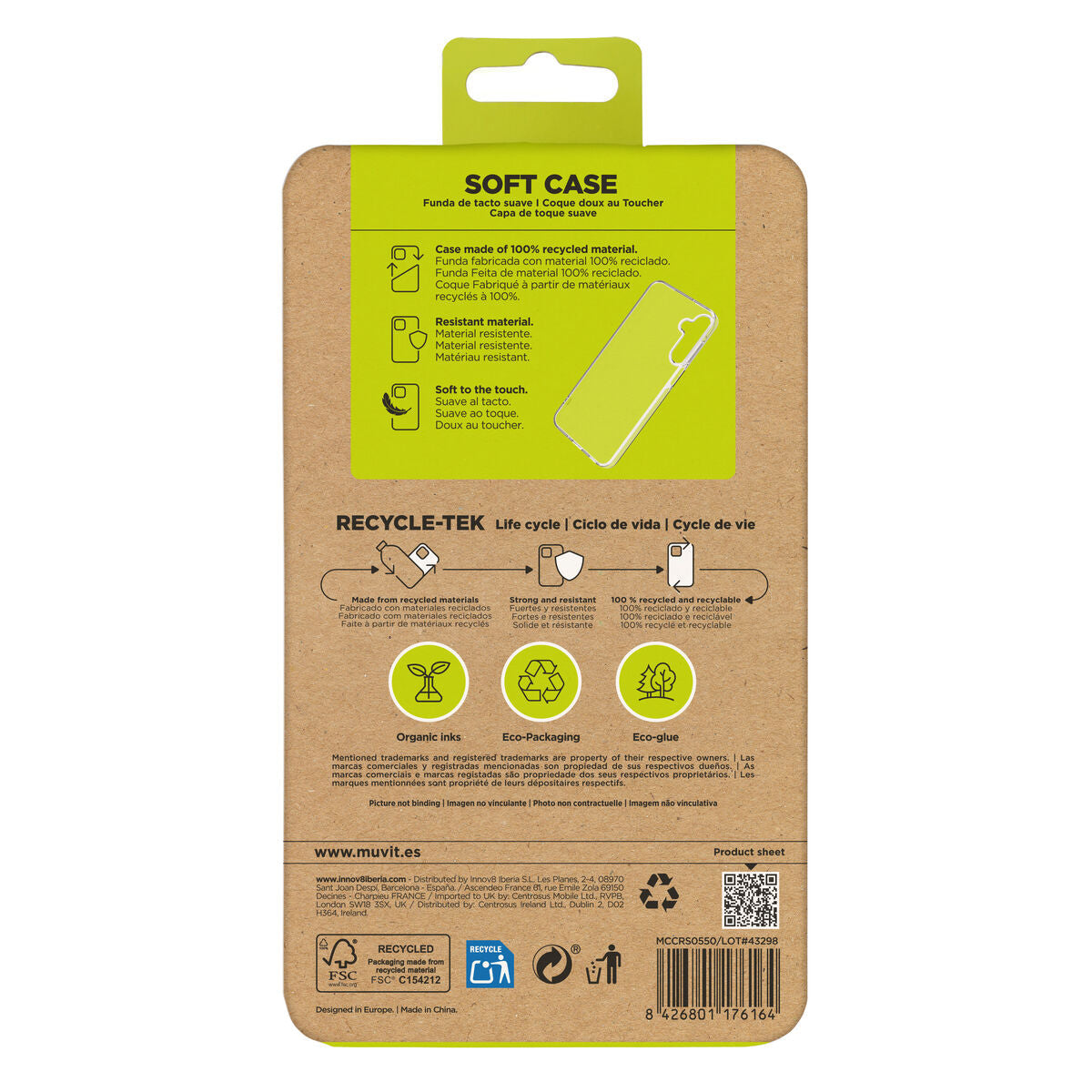 Mobile cover Muvit for Change Galaxy A16