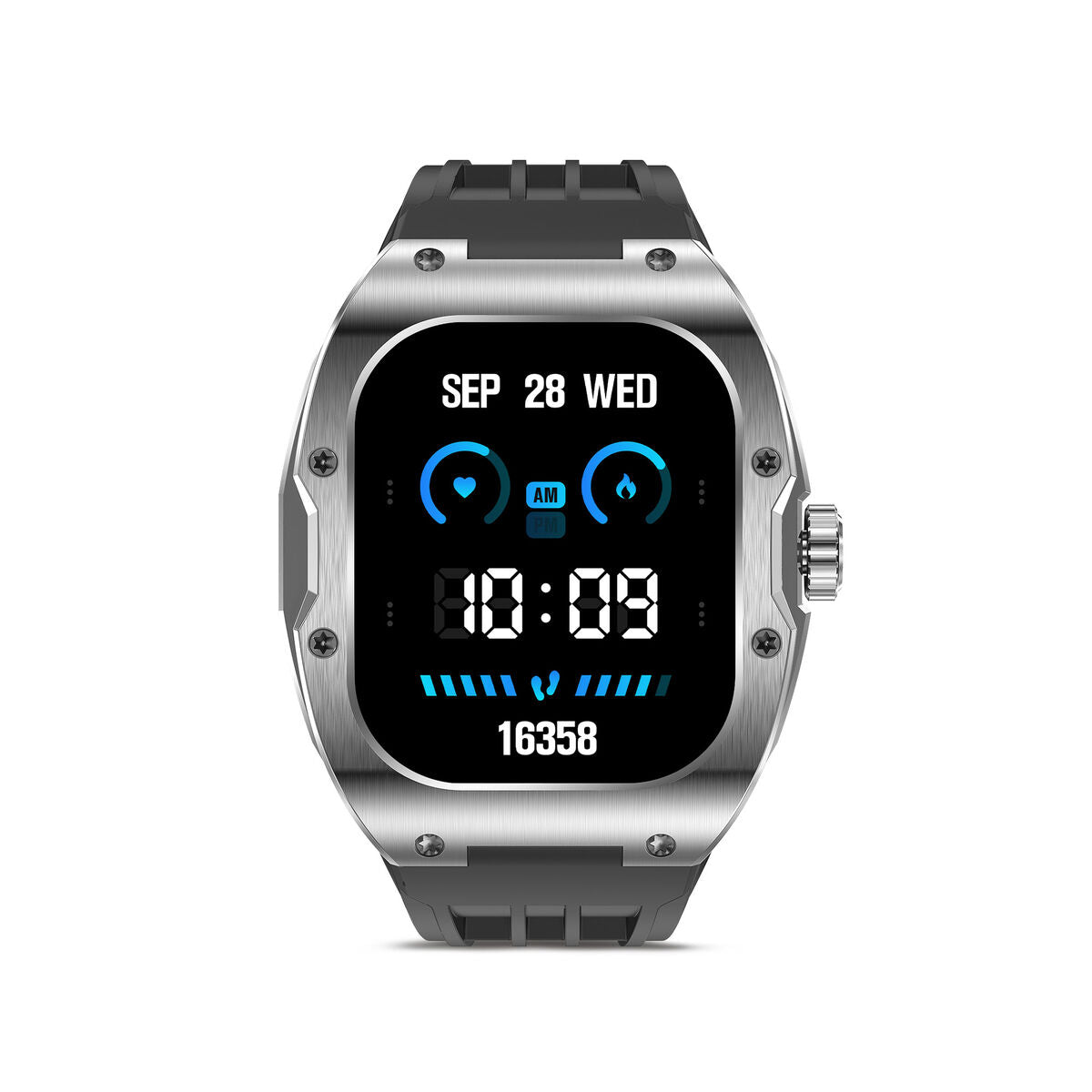 Smartwatch KSIX Hero Black 1,95" 45 mm