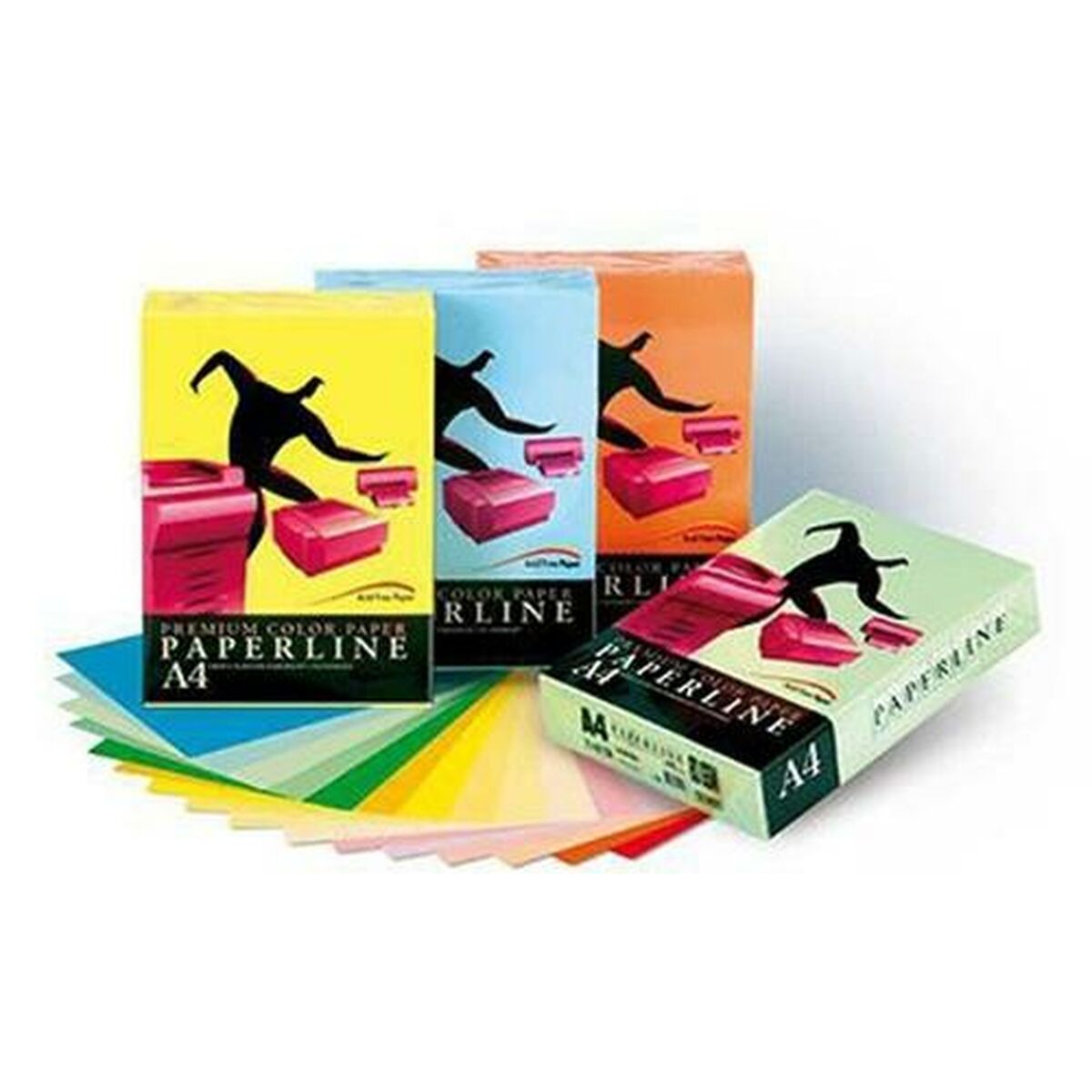 Printer Paper Fabrisa Paperline Premium A4 80 g/m² 500 Sheets Yellow (5 Units)
