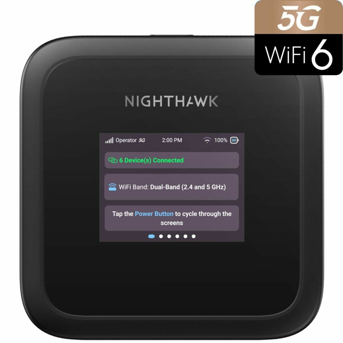 Router Netgear MH3150-100EUS Black Wi-Fi 6 GHz USB USB-C USB-C 3.2 Gen 1 (3.1 Gen 1)