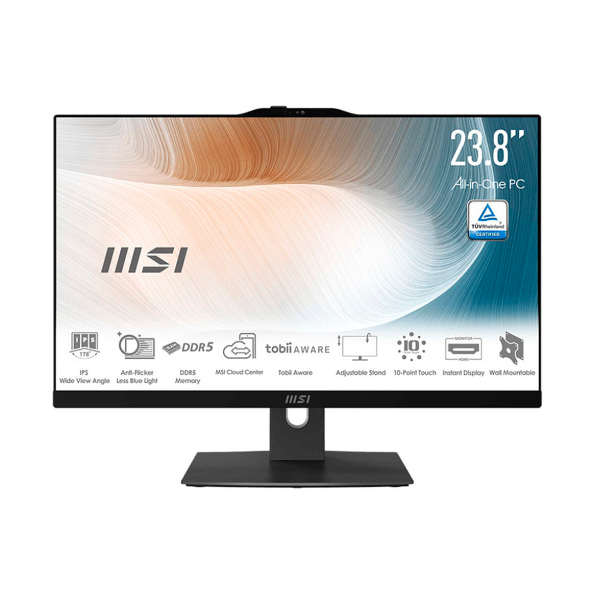 All in One MSI AM242TP-1286XES 24'' Intel Core i5 16 GB RAM 512 GB Spanish Qwerty