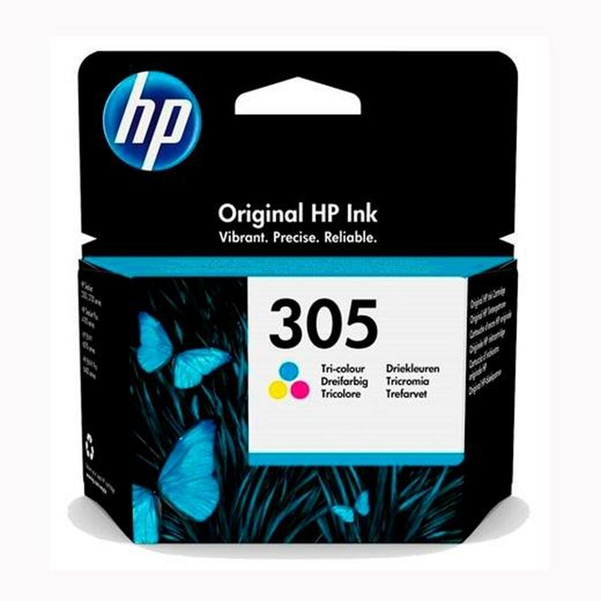 Original Ink Cartridge HP Nº 305 Tricolour (60 Units)