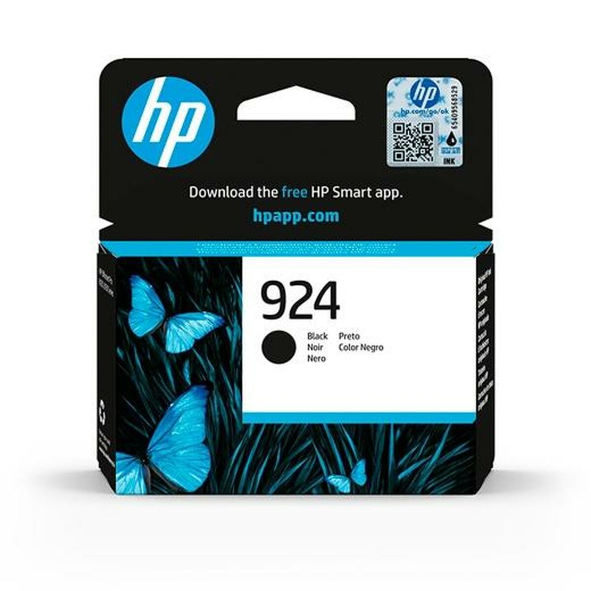 Original Ink Cartridge HP Nº 924 Black (60 Units)