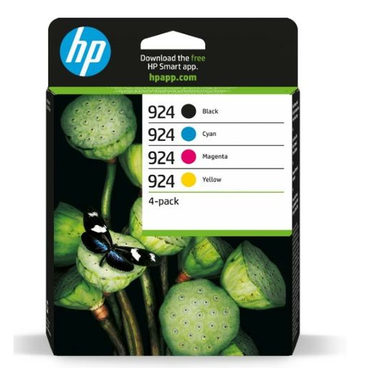 Original Ink Cartridge HP Nº 924 Yellow (24 Units)