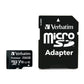 Micro SD Memory Card with Adaptor Verbatim 44087