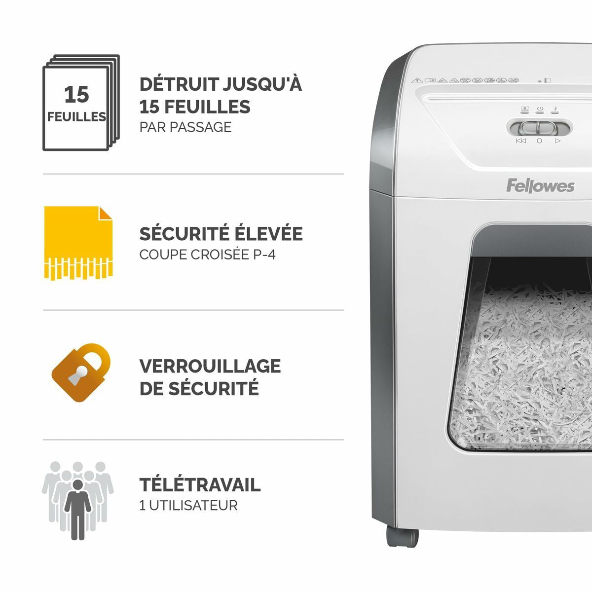 Paper Shredder Fellowes 100017466 19 L
