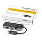USB Hub Startech MST14DP123DP Grey
