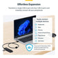 USB Hub Startech H5A4A-USB-HUB-2 Black