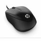 Mouse with Cable and Optical Sensor HP 4QM14AA#ABL Black 1200 DPI