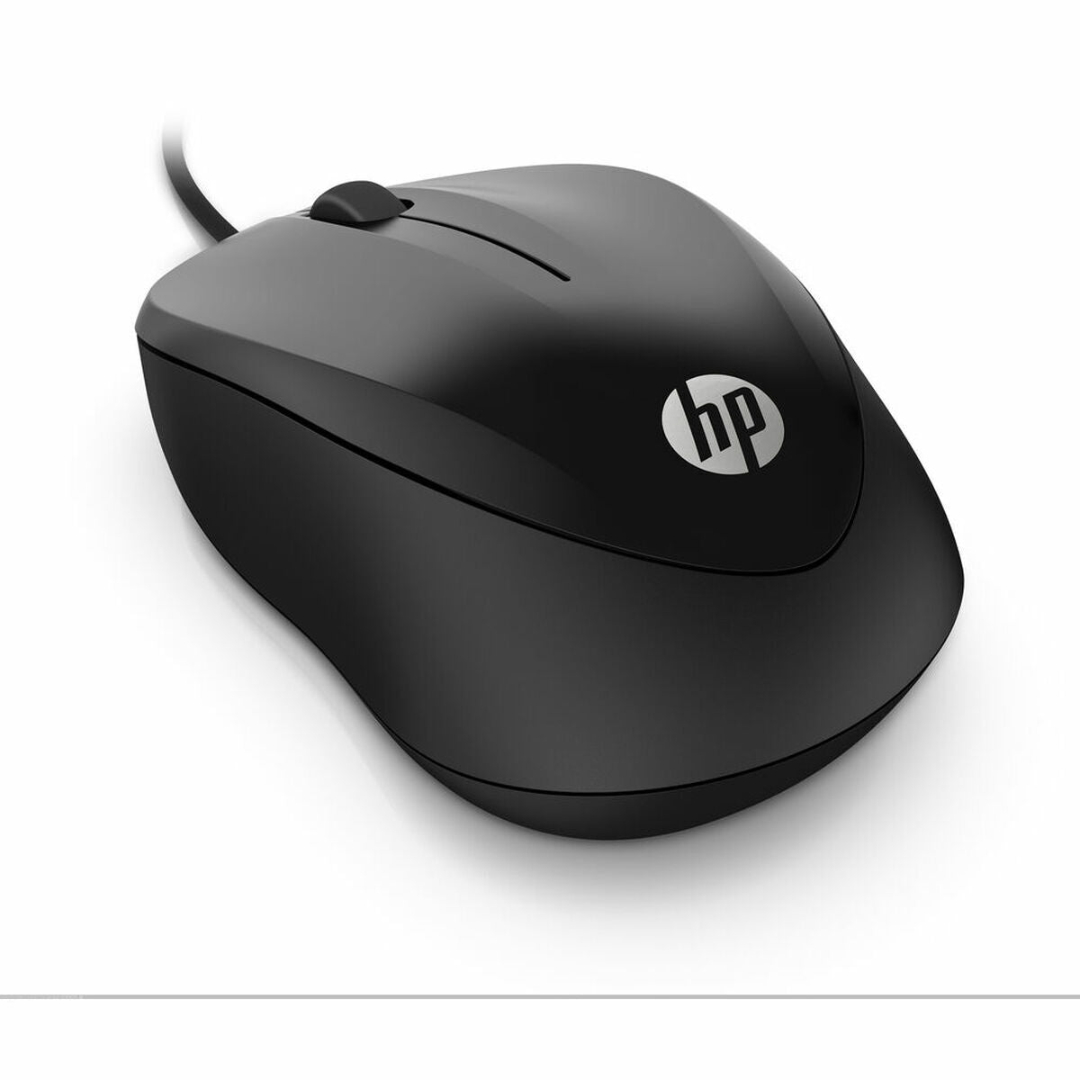 Mouse with Cable and Optical Sensor HP 4QM14AA#ABL Black 1200 DPI