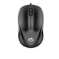 Mouse with Cable and Optical Sensor HP 4QM14AA#ABL Black 1200 DPI