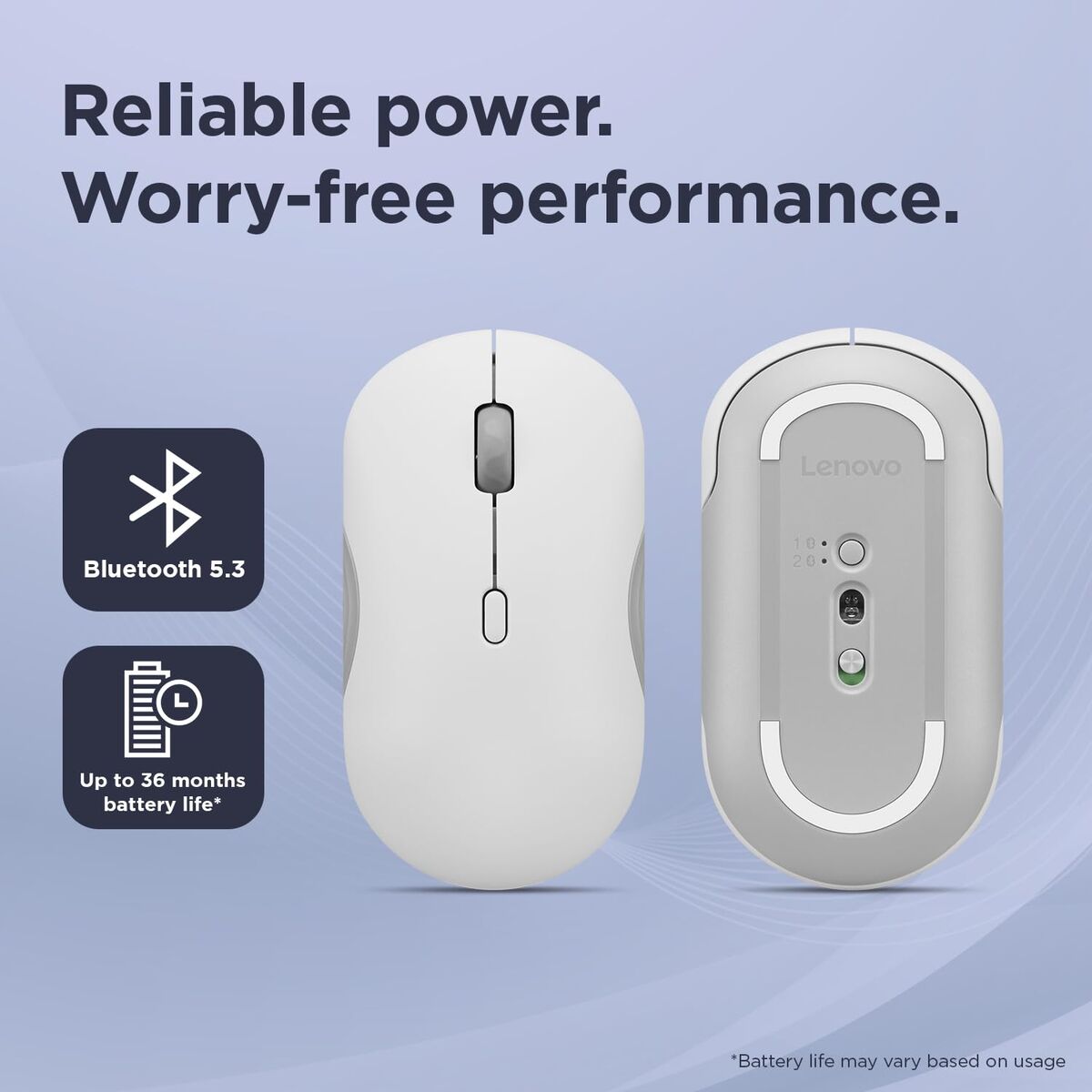 Mouse Lenovo GY51S61907 Grey 2400 dpi