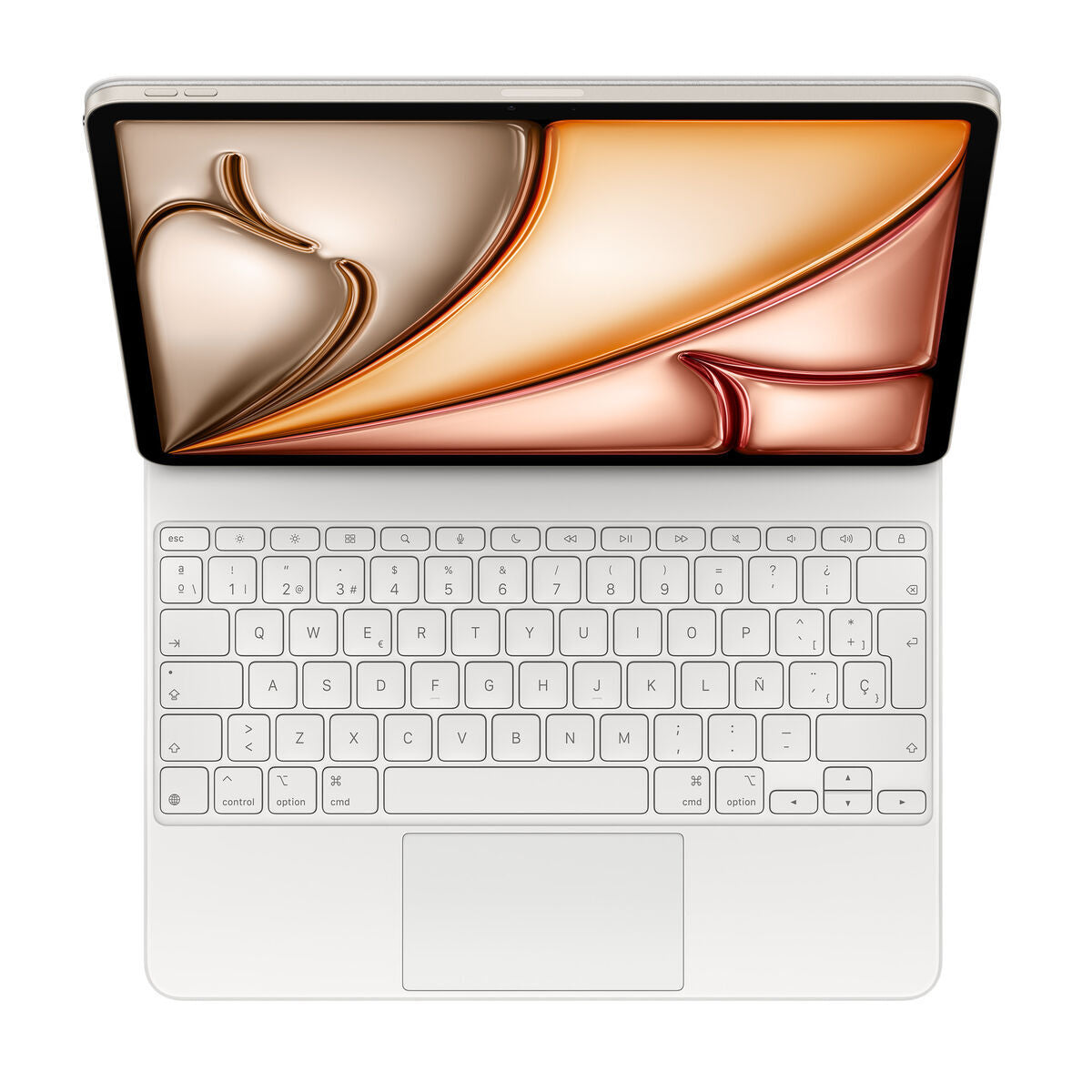 Keyboard Apple MDFW4Y/A White Spanish Qwerty