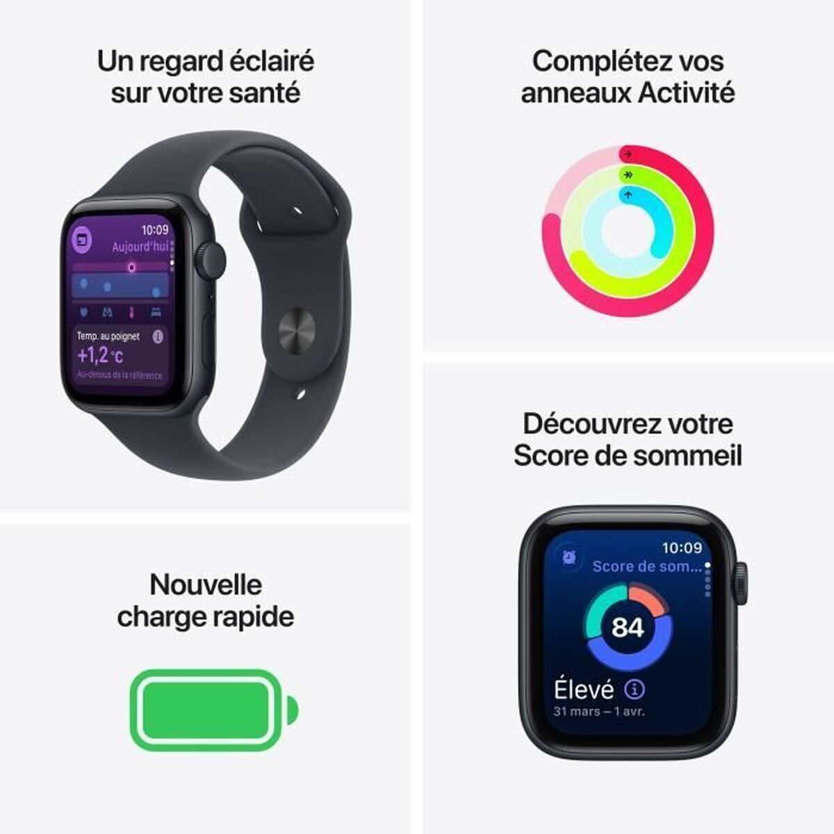 Smartwatch Apple MEP64ZR/A White 1,57" 40 mm