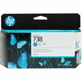 Original Ink Cartridge HP DESIGNJET 738 Cyan