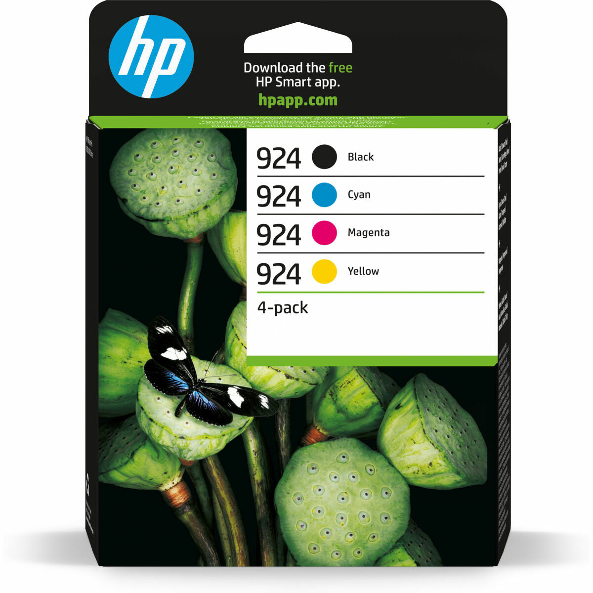 Original Ink Cartridge HP 4S6W3NE Multicolour Magenta 4 Pieces (4 Units)