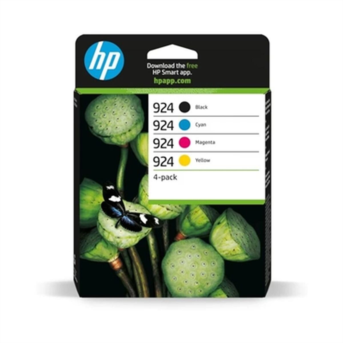 Original Ink Cartridge HP 4S6W3NE Multicolour Magenta 4 Pieces (4 Units)
