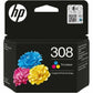 Original Ink Cartridge HP 308 Yellow Black