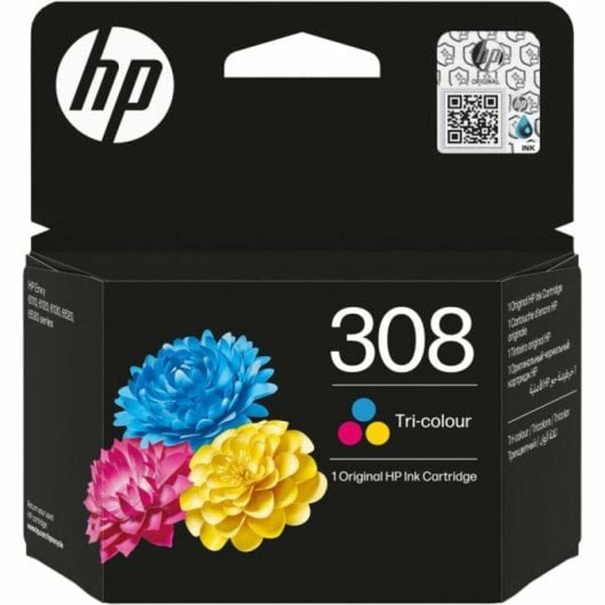 Original Ink Cartridge HP 308 Yellow Black