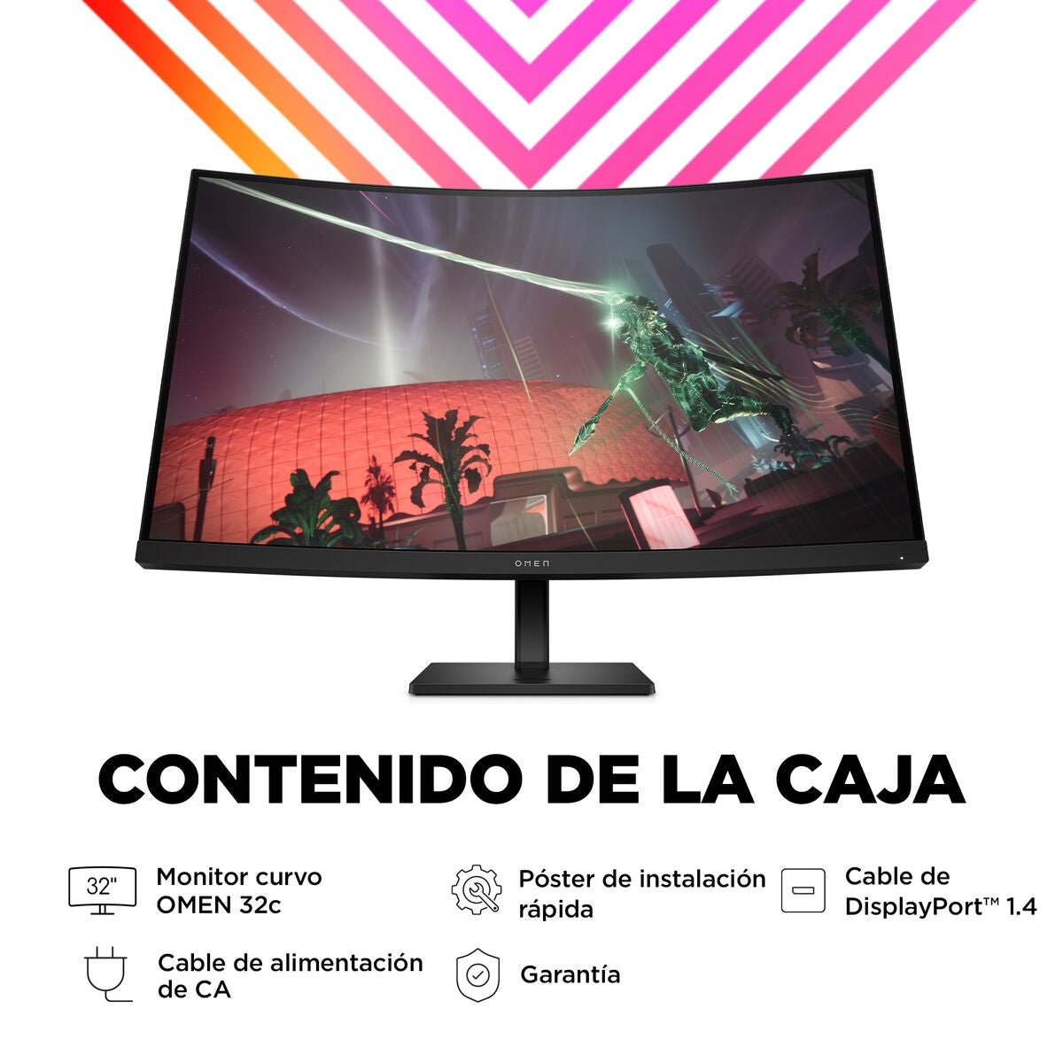 Gaming Monitor HP 780K6E9#ABB Quad HD 32"