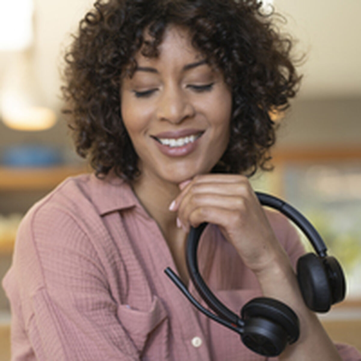 Headphones with Microphone HP 7Y211AA Black