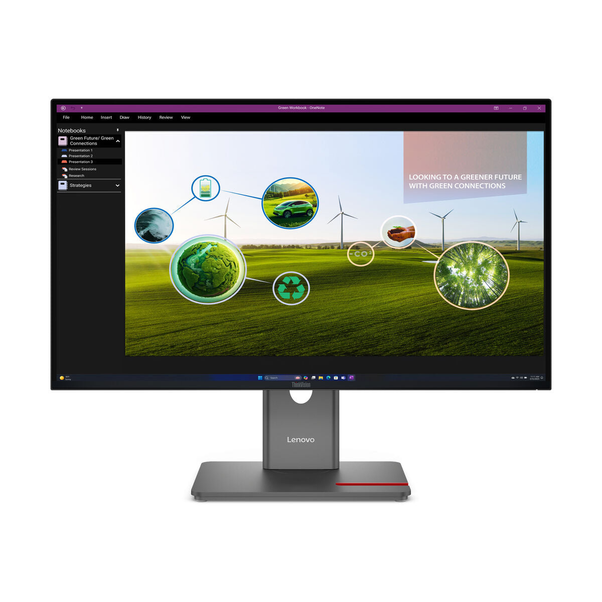 Gaming Monitor Lenovo 64A7GAT6EU Quad HD 27"