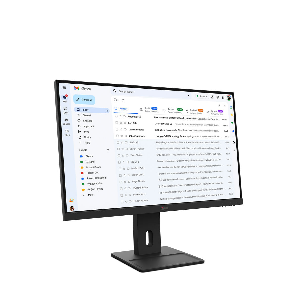 Gaming Monitor Lenovo 64BCMAT4EU 27" Full HD