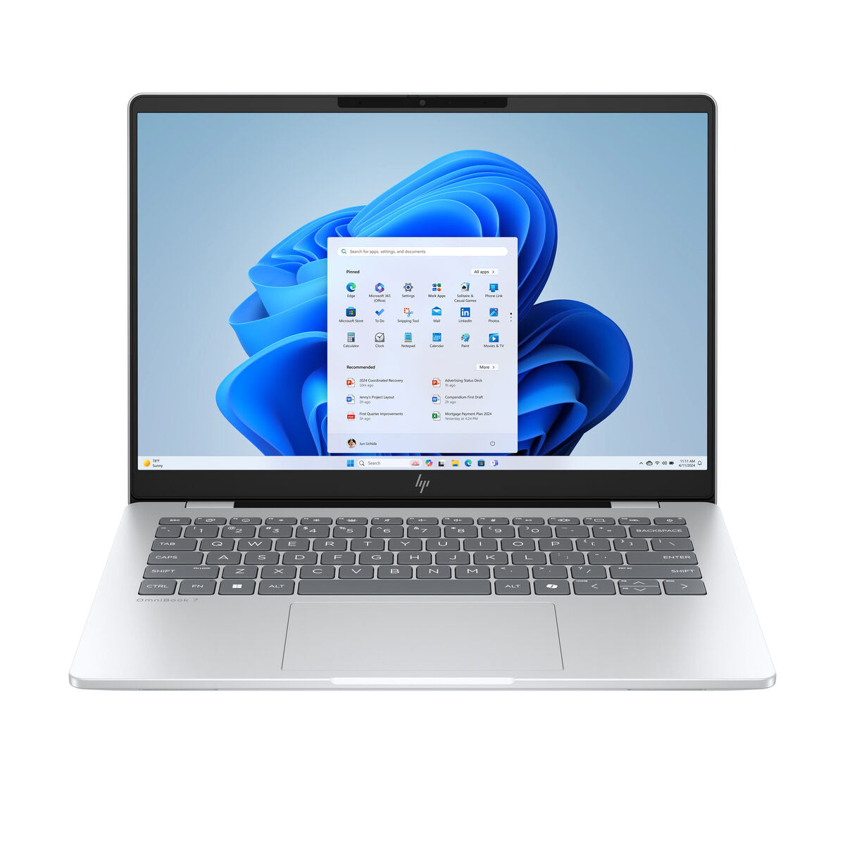 Laptop HP OmniBook 7 AI 14-fr0011ns 14" Intel Core Ultra 5 225U 16 GB RAM 1 TB SSD