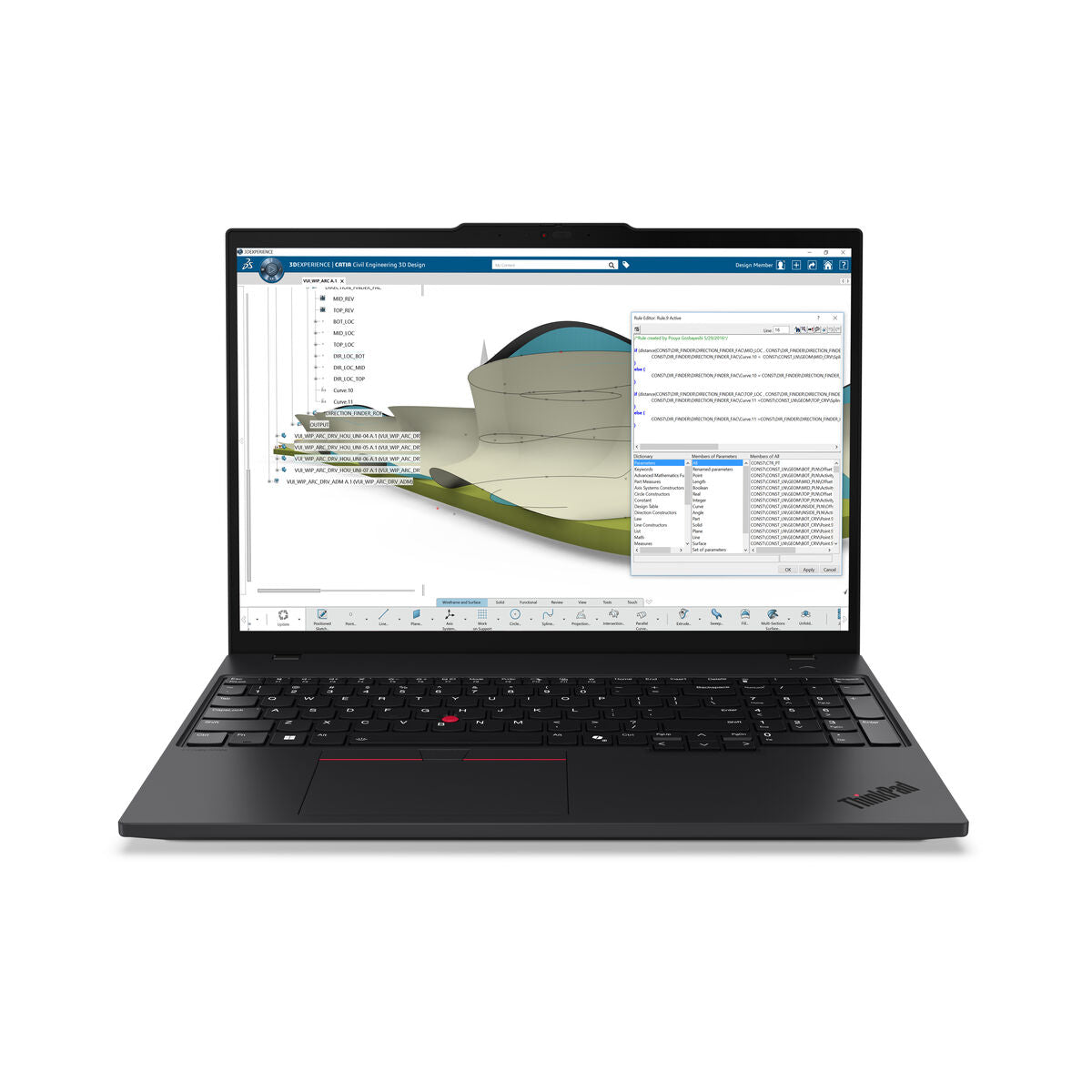 Laptop Lenovo 21QR003RSP 16" AMD Ryzen 7 32 GB RAM 1 TB SSD Spanish Qwerty