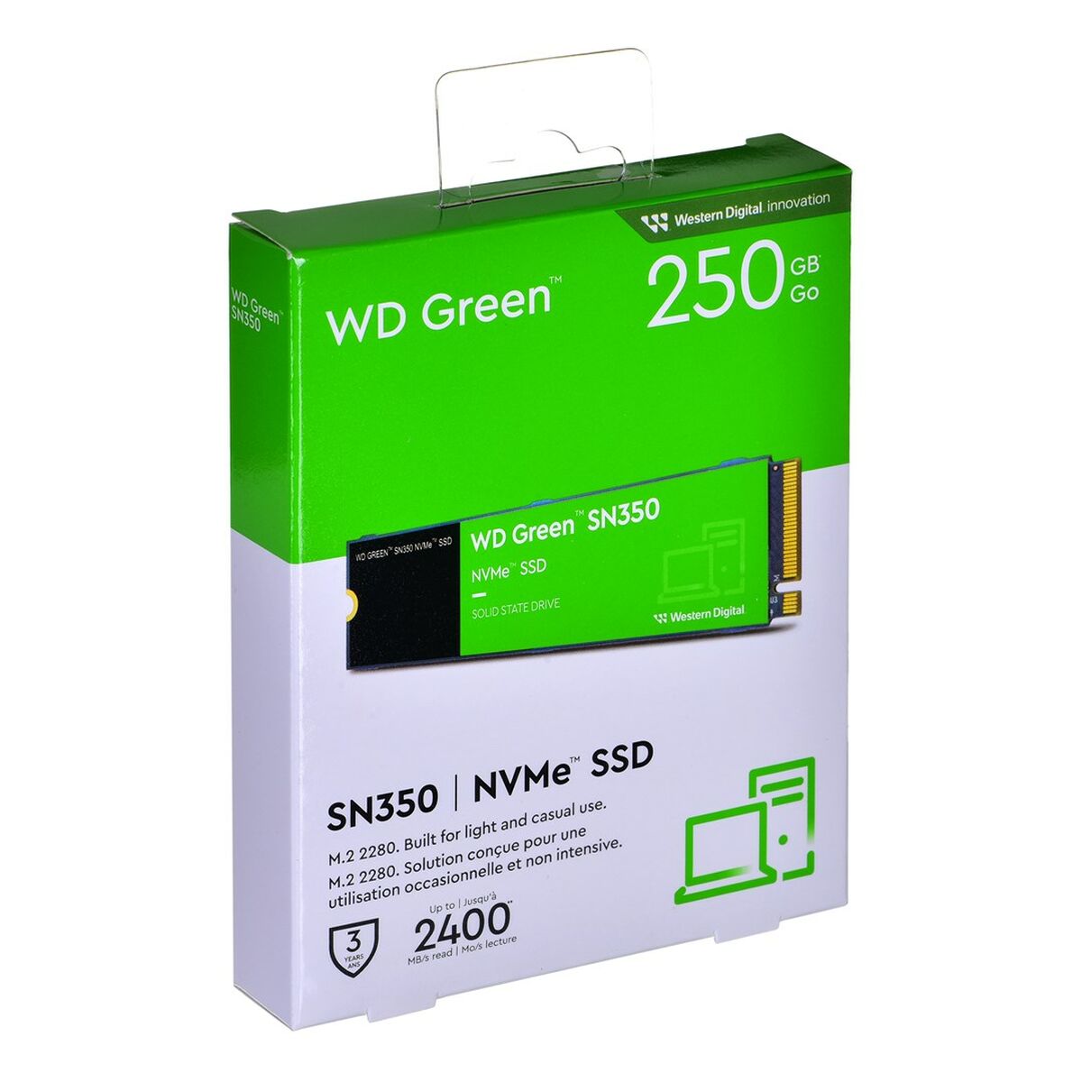 Hard Drive Western Digital Green SN350 250 GB SSD