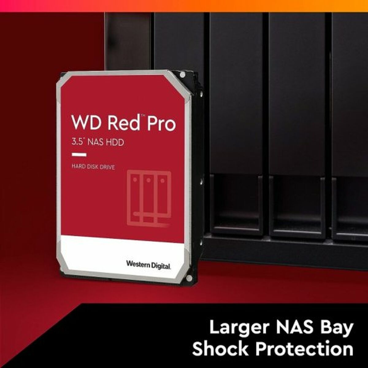 Hard Drive Western Digital Red Pro WD142KFGX 3,5" 14 TB
