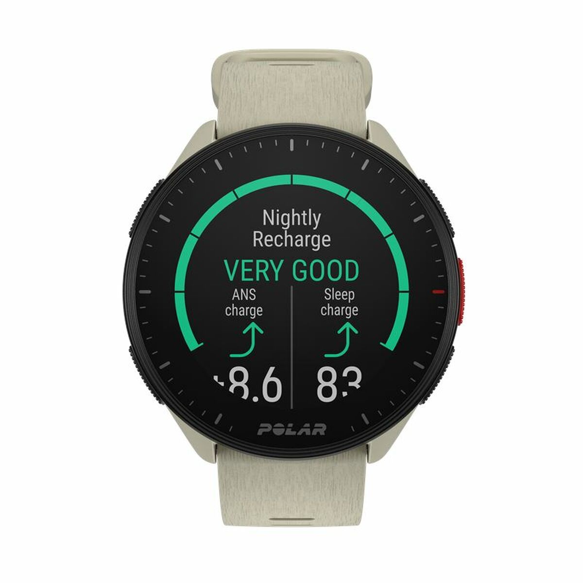Watch Sporting Polar White 1,2"