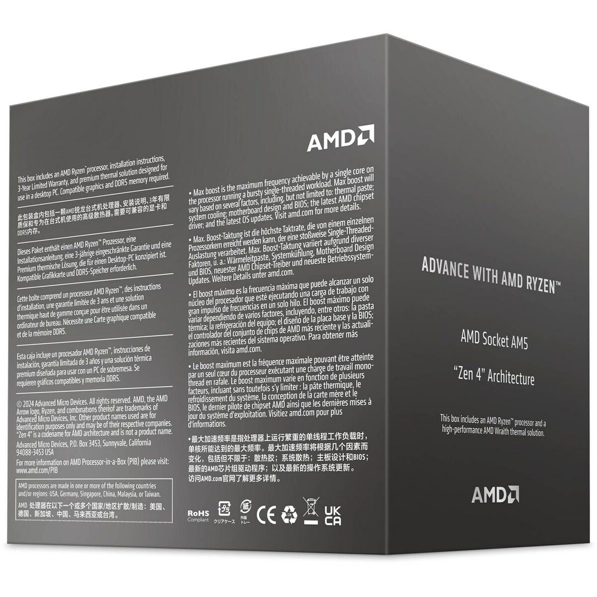 Processor AMD 100-100001590BOX AMD AM5