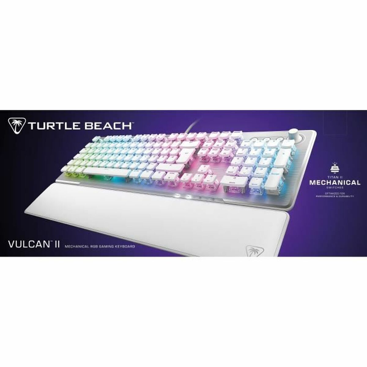 Keyboard Turtle Beach Vulcan II White Azerty French