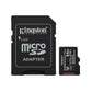Micro SD Memory Card with Adaptor Kingston SDCS3/64GB 64 GB