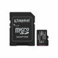 Micro SD Memory Card with Adaptor Kingston SDCS3/128GB 128 GB