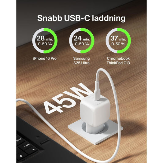 Wall Charger Belkin WCA013KQ1MWH-B6 White