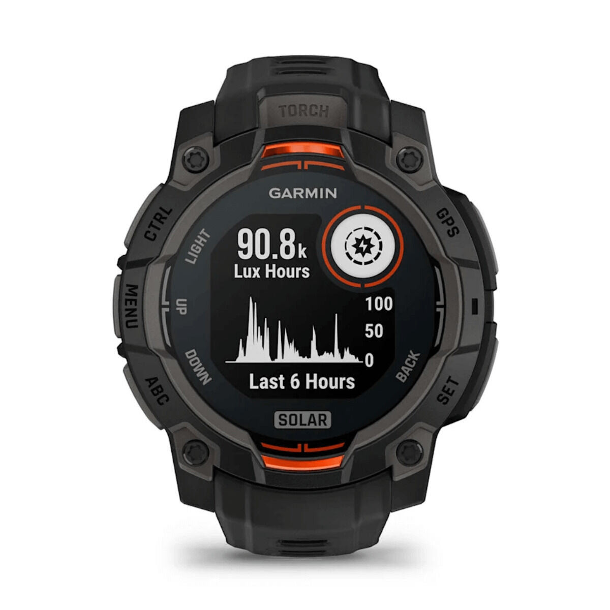 Smartwatch GARMIN Instinct 3 Solar GPS 50mm Black 1,3"