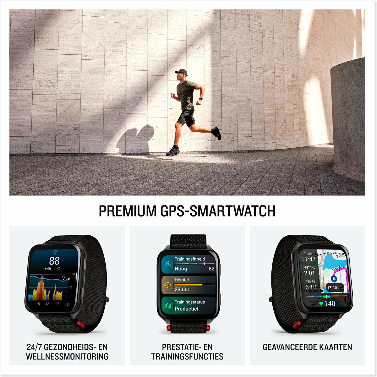 Smartwatch GARMIN 010-02980-03 Black Green Grey Board
