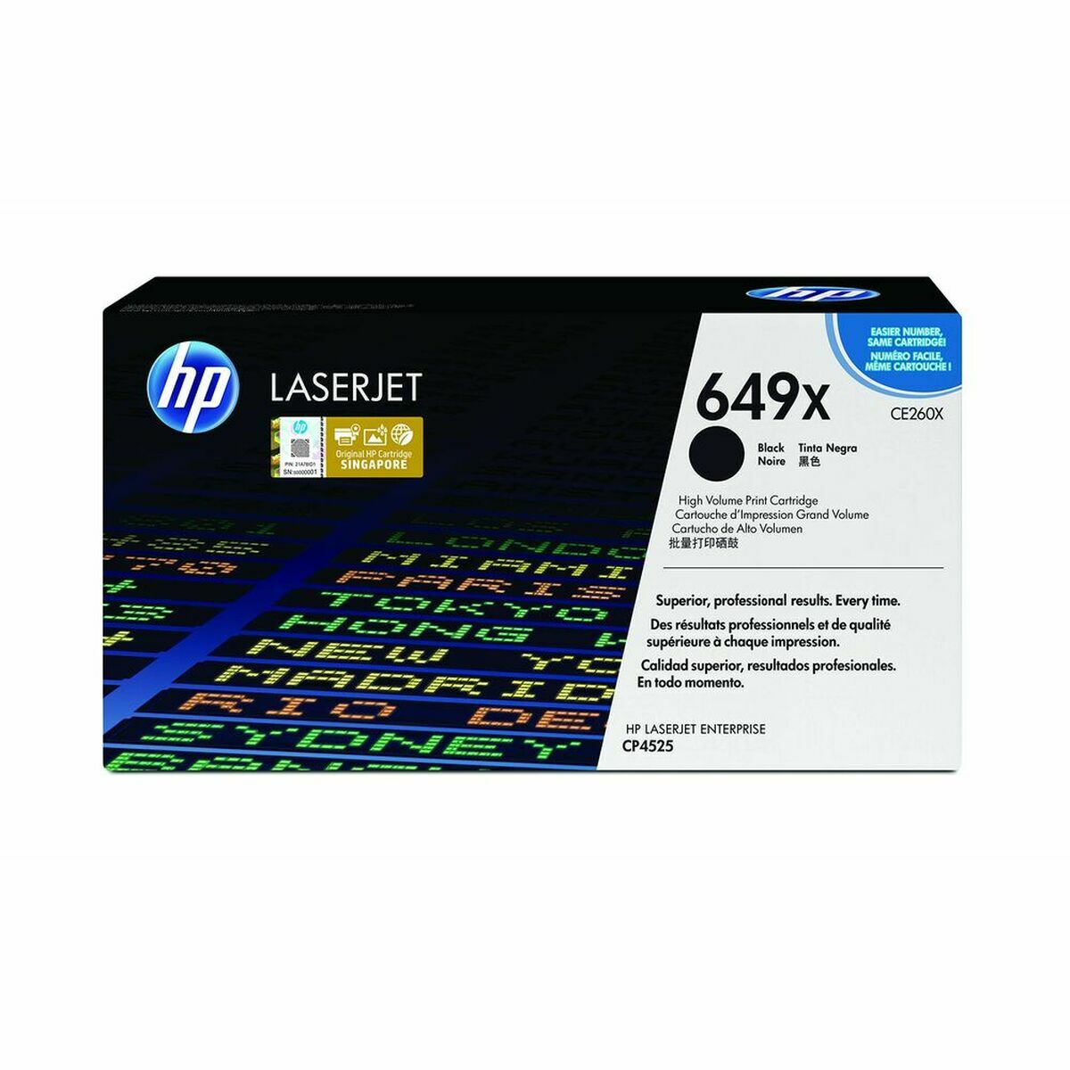 Toner HP Cartucho de tóner original LaserJet HP 649X negro Black
